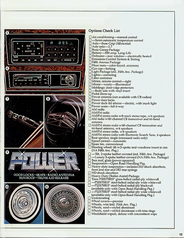 1979 Chrysler New Yorker Brochure Page 14